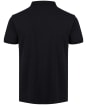 Men's GANT Contrast Collar Short Sleeve Rugger Shirt - Black