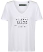 Women’s Holland Cooper Serif Vee Tee - Optic White