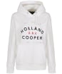Women’s Holland Cooper GBE Flock Logo Hoodie - Optic White