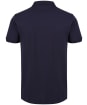 Men's GANT Contrast Collar Short Sleeve Rugger Shirt - Evening Blue