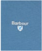 Men's Barbour Tartan Pique Polo Shirt - PIGMENT BLUE