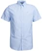 Men's Barbour Oxford 3 Short Sleeved Tailored Shirt - Sky