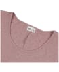 Women’s Tentree Ribbed Scoop Neck T-Shirt - Twilight Mauve Heather