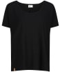 Women’s Tentree Ribbed Scoop Neck T-Shirt - Meteorite Black