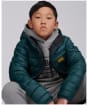Boy's Barbour International Ouston Hooded Quilted Jacket, 10-15yrs - Benzine