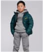 Boy's Barbour International Ouston Hooded Quilted Jacket, 10-15yrs - Benzine