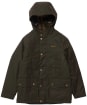 Boy’s Barbour Hooded Beaufort Wax Jacket - Olive