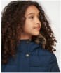 Girl's Barbour Beresford Quilted Jacket - Navy
