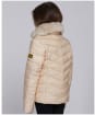 Girl’s Barbour International Sportsman Quilted Jacket - Champagne