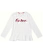 Girl's Barbour Rebecca Frill L/S Tee 10-14yrs - White
