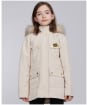 Girl’s Barbour International Wanneroo Jacket - Champagne