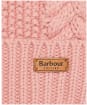 Women’s Barbour Hartley Beanie & Scarf Gift Set - Blush Pink