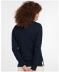 Women’s Barbour Saddle Knit - Navy