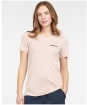 Women's Barbour Edie T-Shirt - Light Pink