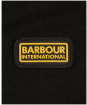 Women’s Barbour International Chequer Hoodie - Black