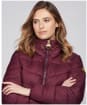 Women’s Barbour International Lineout Quilted Jacket - Merlot