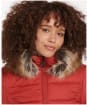 Women’s Barbour Bayside Quilted Jacket - Flame Red