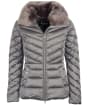 Women’s Barbour International Simoncelli Quilted Jacket - Chrome