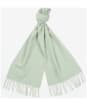 Women's Barbour Lambswool Woven Scarf - Soft Sage