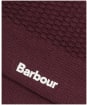 Women’s Barbour Colour Block Texture Socks - Burgundy