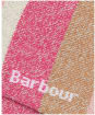 Women’s Barbour Sparkle Stripe Sock - Pink / Taupe