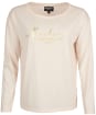 Women’s Barbour International Picard Long Sleeve Tee - Champagne