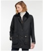 Women’s Barbour Tain Waxed Jacket - Navy