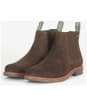 Men's Barbour Farsley Chelsea Boots - Chocolate Suede