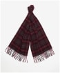 Men’s Barbour Tartan Scarf and Glove Gift Set - WINTER RED