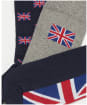 Men's Barbour Union Jack Sock Gift Set - Union Flag