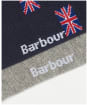 Men's Barbour Union Jack Sock Gift Set - Union Flag