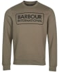 Men's Barbour International Large Logo Sweater - DUSKY KHAKI