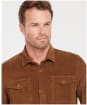 Men’s Barbour Cord Overshirt - FRENCH SANDSTON