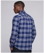 Men’s Barbour International Bold Line Check Shirt - Regal Blue Check
