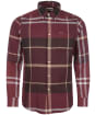 Men’s Barbour Dunoon Tailored Shirt - WINTER RED