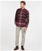 Men’s Barbour Iceloch Tailored Shirt - WINTER RED