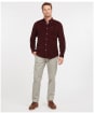 Men’s Barbour Ramsey Tailored Shirt - Winter Red