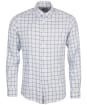 Men’s Barbour Sherwood Eco Tailored Shirt - White Check