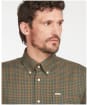 Men’s Barbour Henderson Thermo Weave Shirt - Olive