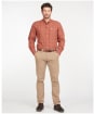 Men’s Barbour Pelton Regular Fit Shirt - Garnet Red