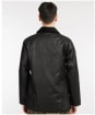 Men's Barbour SL Bedale Waxed Jacket - Black