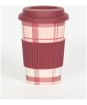 Barbour Tartan Travel Mug - PINK/RED