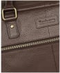 Barbour Highgate Leather Holdall - Dark Brown