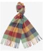 Barbour Large Tattersall Lambswool Scarf - COUNTRY MIX