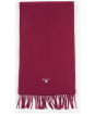 Barbour Plain Lambswool Scarf - WINTER RED