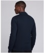 Men's Barbour International Baffle Zip Through Knit - International Navy