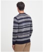Men's Barbour Case Fairisle Crew Neck Jumper - Midnight