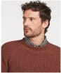 Men's Barbour Horseford Crew Neck Sweater - Cinnamon