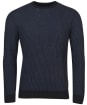 Men’s Barbour Duffle Knitted Crew Sweater - Navy