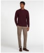 Men’s Barbour Essential Cable Knit - Ruby Marl
